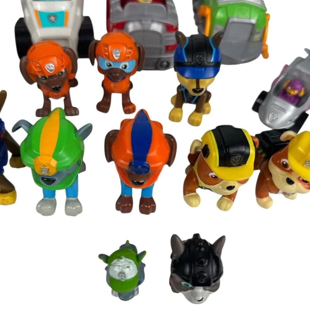 Paw Patrol Toy Lot‎ Figures Vehicles Skye Chase Rocky Everest Bundle AS IS E72Q